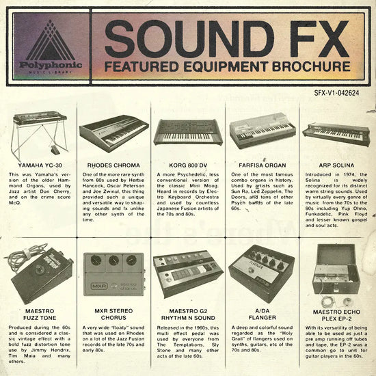 Polyphonic Music Library - SFX-1