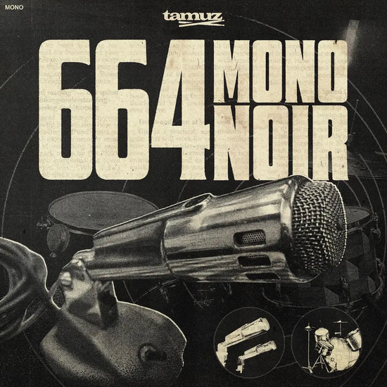 664 Mono Noir - Single Mic Drum Breaks