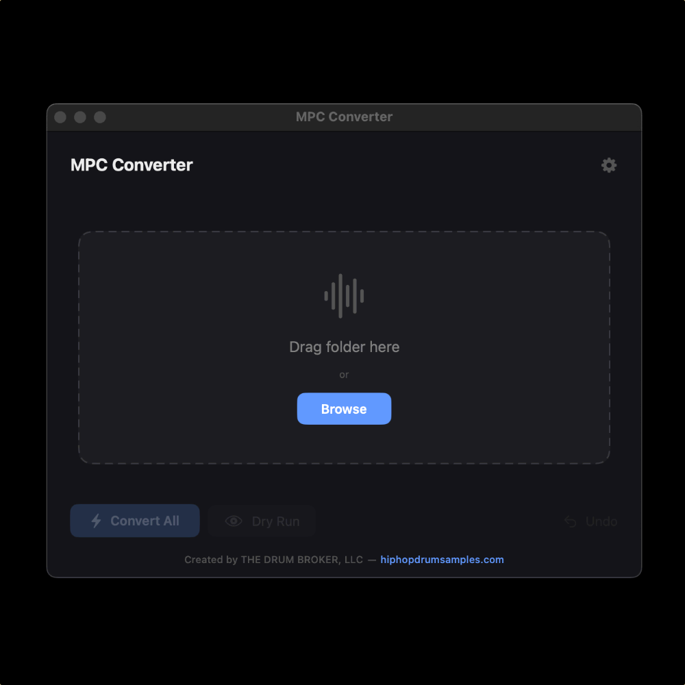 MPC Converter - Batch Audio Converter for MacOS